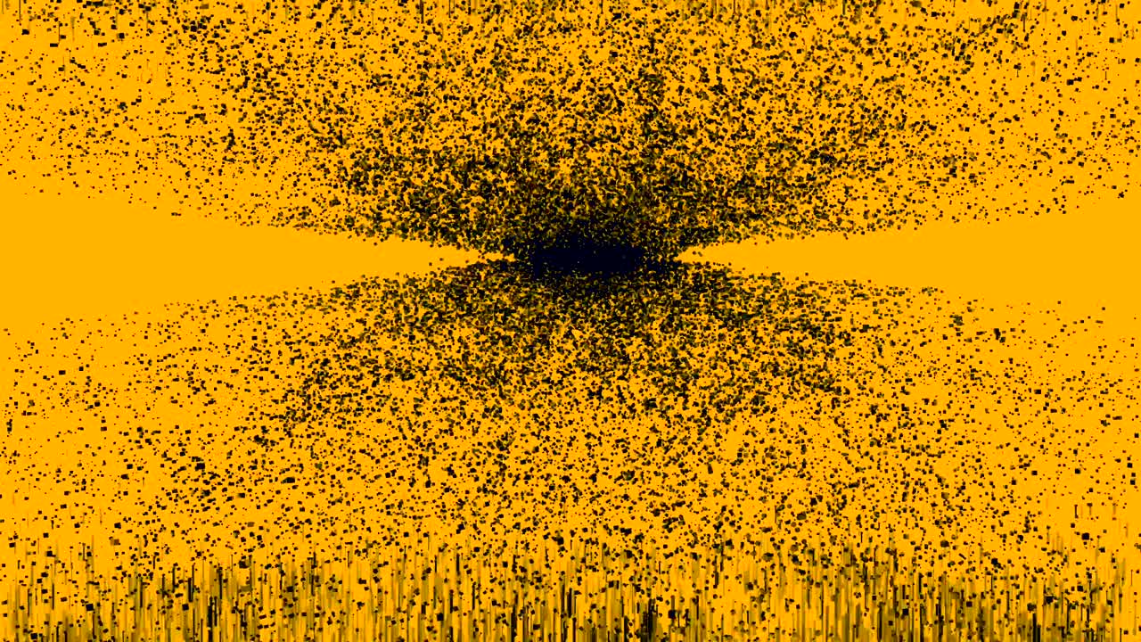 Abstract Disegno giallo e nero