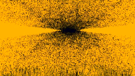 patrón abstracto amarillo y negro