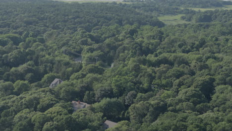 Drone-camera-tilts-and-twists-up-to-reveal-Cape-Cod-and-horizon