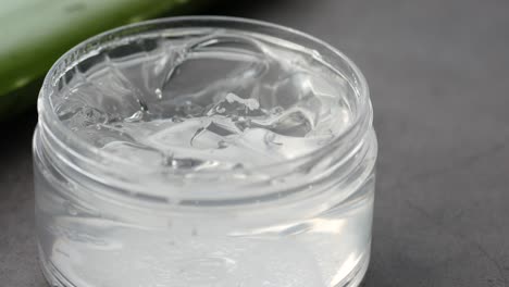 aloe vera gel in a container