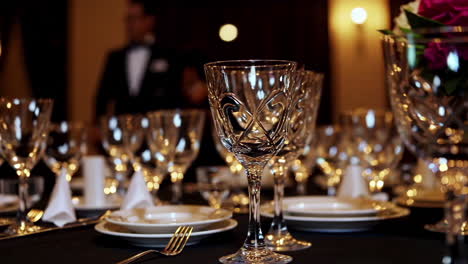 elegant table setting for a formal event