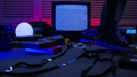 el piso de la televisión