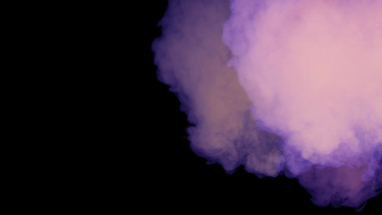 efecto de niebla y humo colorido de 4k