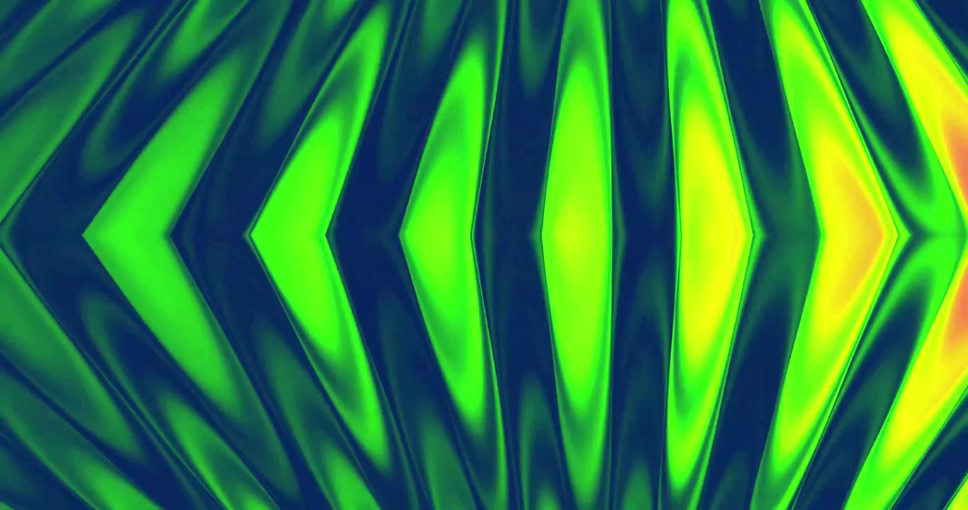 Sfondo astratto con movimento di onde liquide verdi e blu.