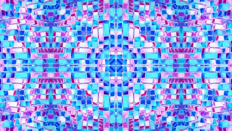 liquid wavy pattern like kaleidoscope with waves, multicolor gradient. 3d stylish abstract looped bg, wavy symmetrical structure of brilliant liquid glass. 4k trendy colorful fluid animation.