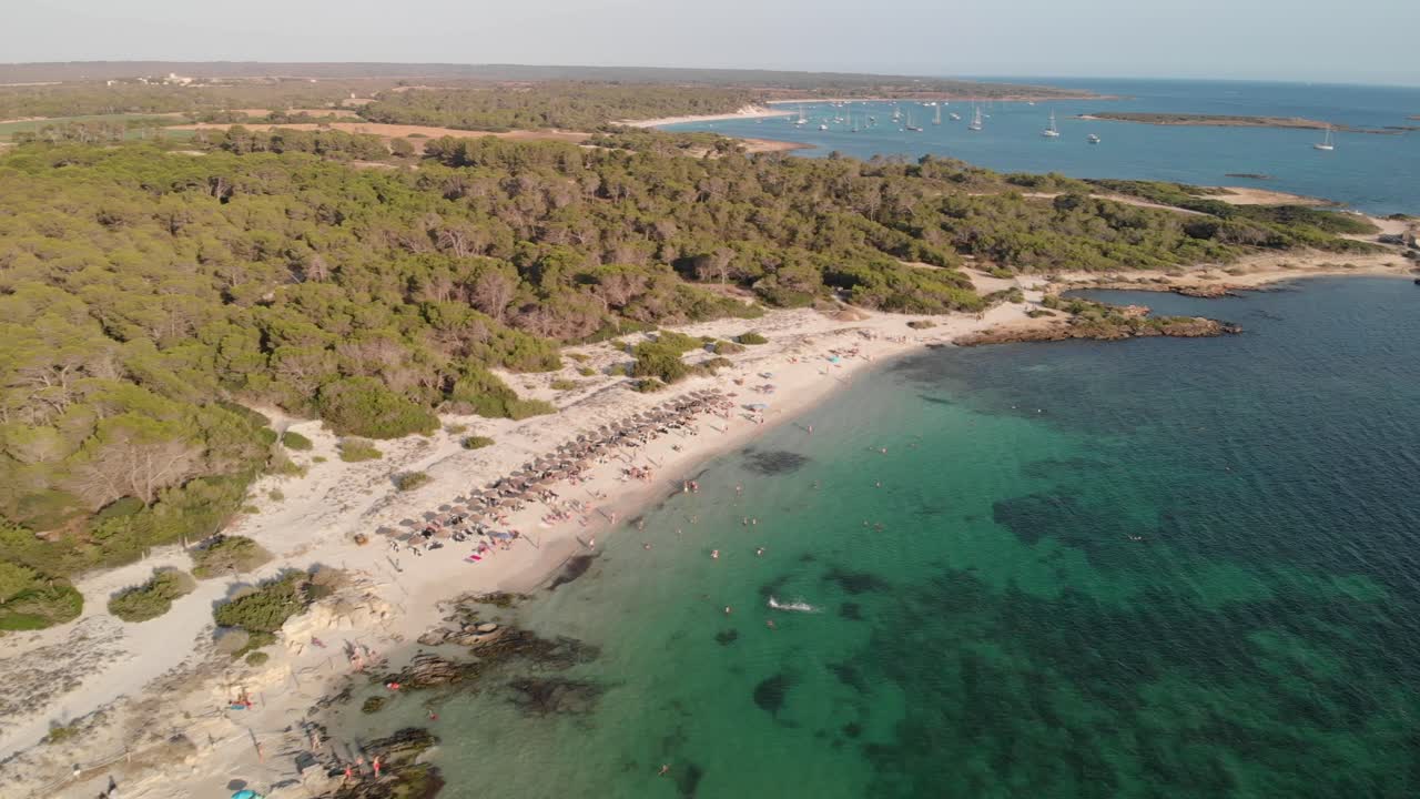 españa, mallorca, cala sant jordi e isla cabrera