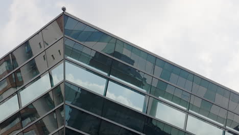 Detail-close-up-of-a-business-buildings-with-mirror-walls-on-the-downtown-financial-area-of-a-big-city