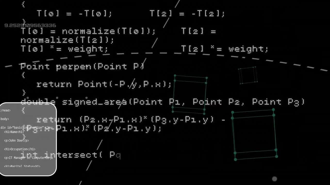 연결의 애니메이션과 데이터 처리