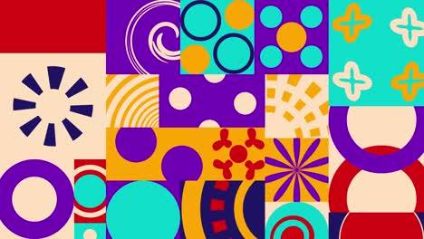 bauhaus style abstract design background