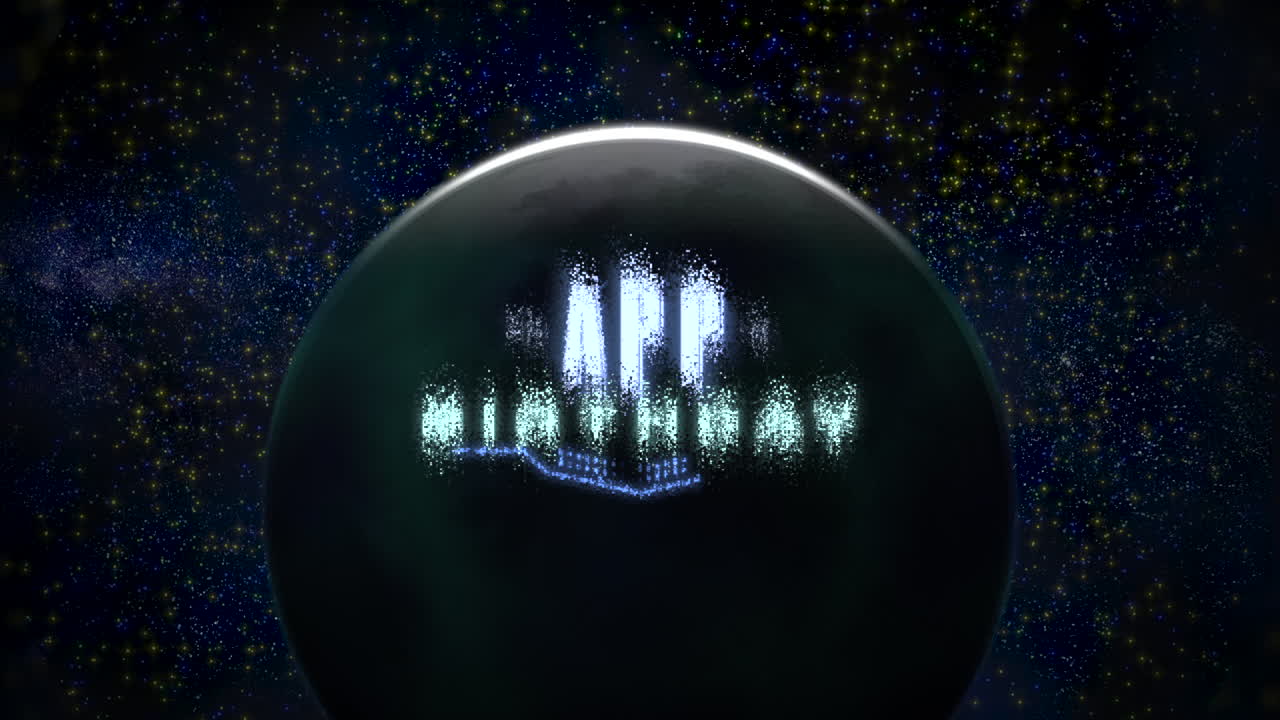 celebrar en estilo 3d feliz cumpleaños iluminado por el cielo estrellado de la noche