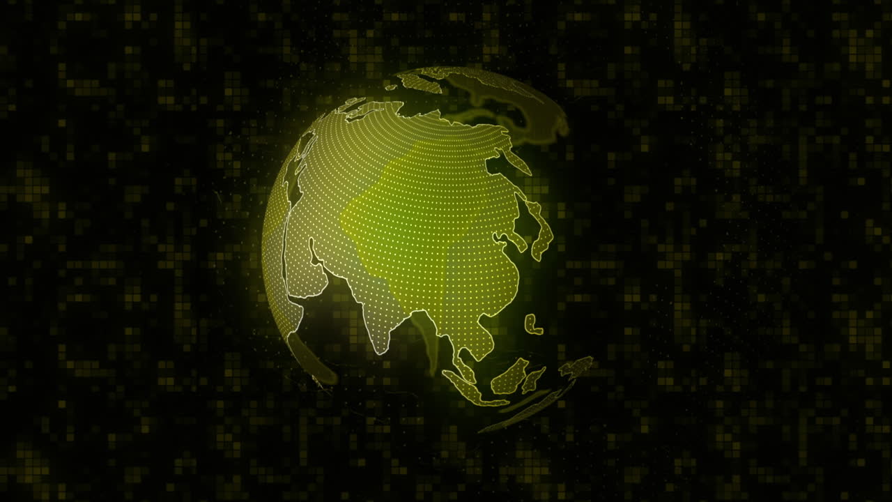 representación digital abstracta de la tierra