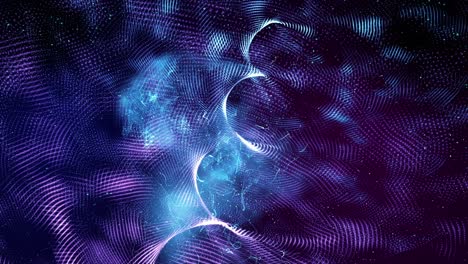 Electric power light energy line wave fabric motion blur, internet data online digital technology background, 3D futuristic iot neon vibrant light abstract cyber space artificial intelligence