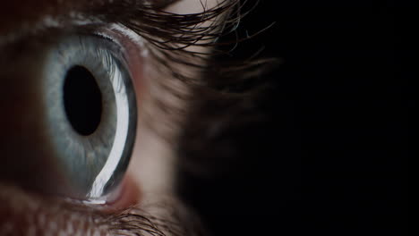 Nahaufnahme-Menschliches-Auge-Blinkt-Schöne-Iris-Gesundes-Sehvermögen