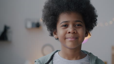 portrait of a happy young boy