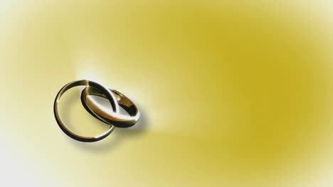 animation 3d d'une bague de mariage