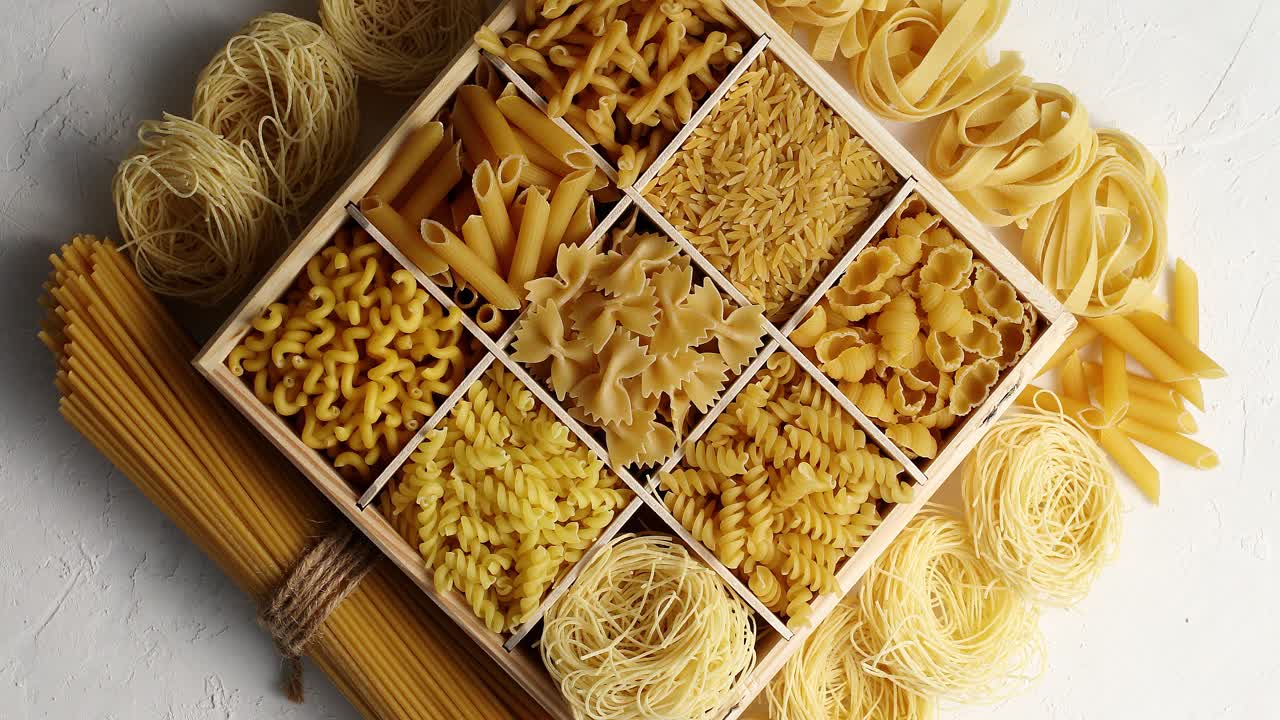 macarrones de diferentes tipos