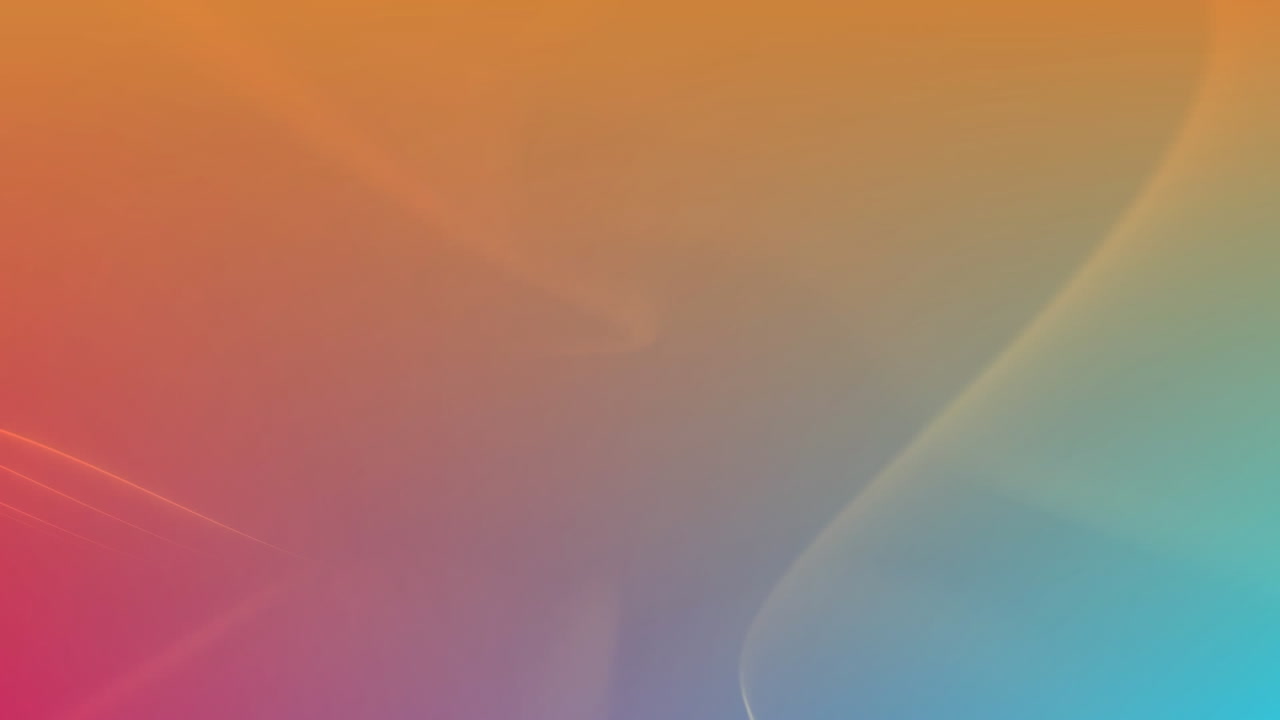 animación de senderos de neón sobre un fondo de colores