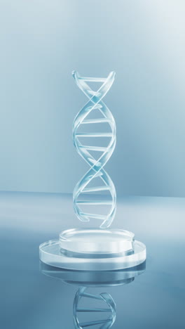 dna with biological concept, 3d rendering.