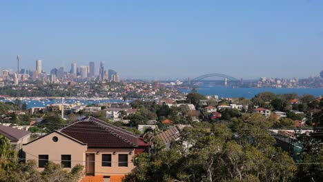 stadtbild von sydney an einem sonnigen tag