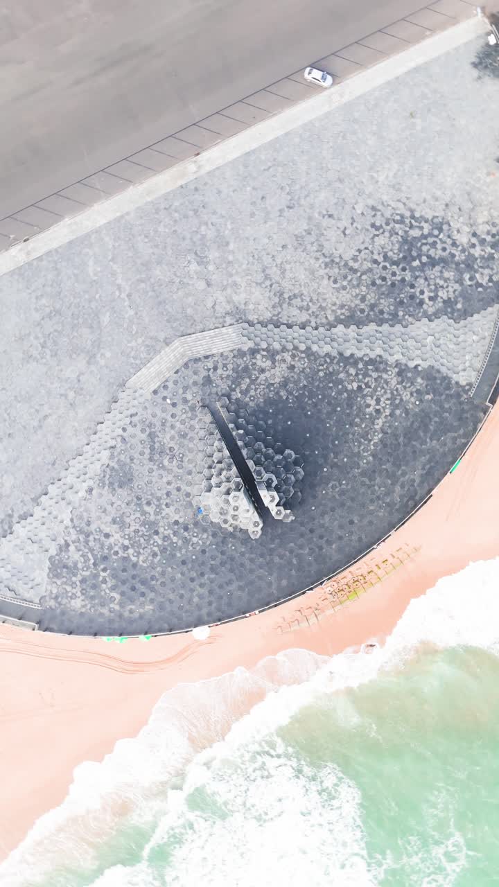 Orbit Aerial View of the symbol of Tuy Hoa.