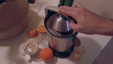 healthy orange juice in a glass and oranges