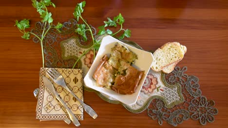 Cocina-Mediterránea-Saludable,-Concepto-De-Tres-Platos-Para-El-Almuerzo-O-La-Cena