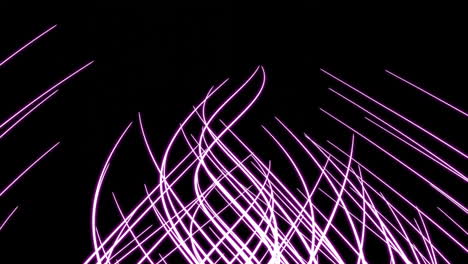 linee viola astratte su sfondo nero