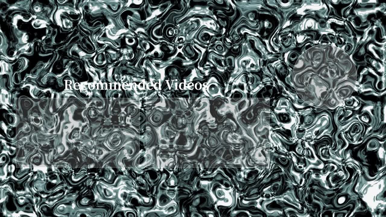 el metal líquido se mueve tarjeta final pantalla final gráficos de movimiento