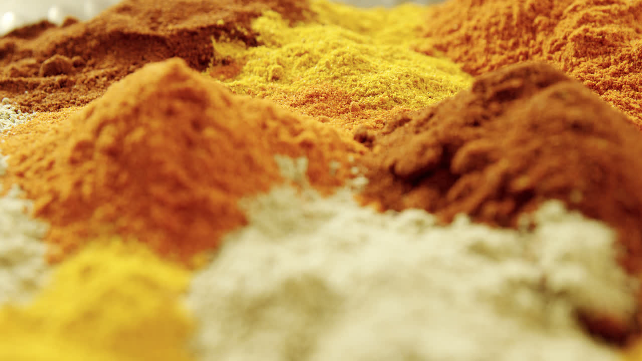 Various type of spices 4k