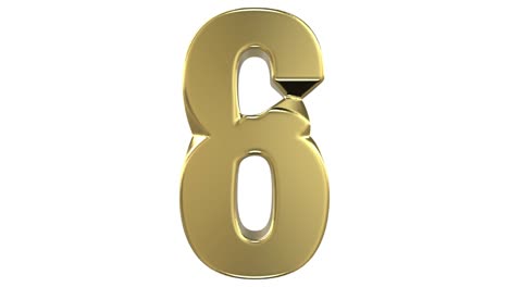 transformation of the "6" digit into the "8" digit and reverse