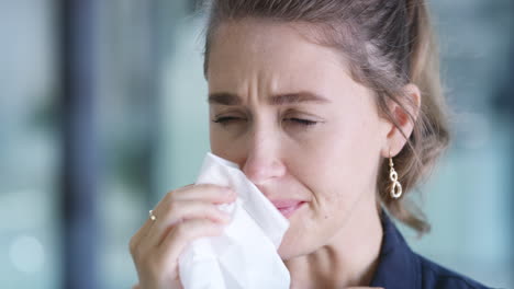 A-runny-nose-could-be-a-sign-of-the-flu