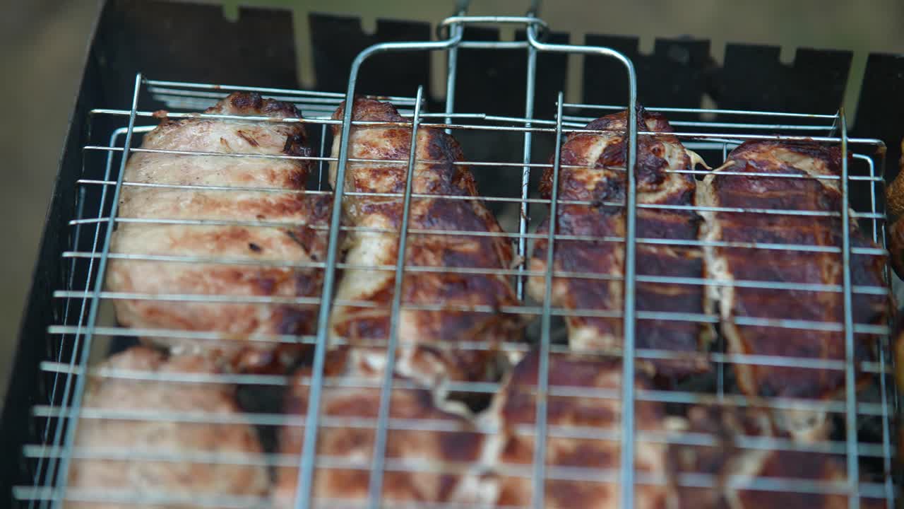 carnes y verduras a la parrilla