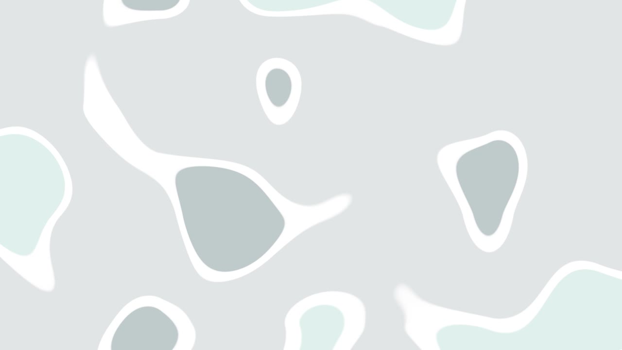 Beautiful abstract waves on surface, blue and gray color gradients. Fluid looped CG pattern background.