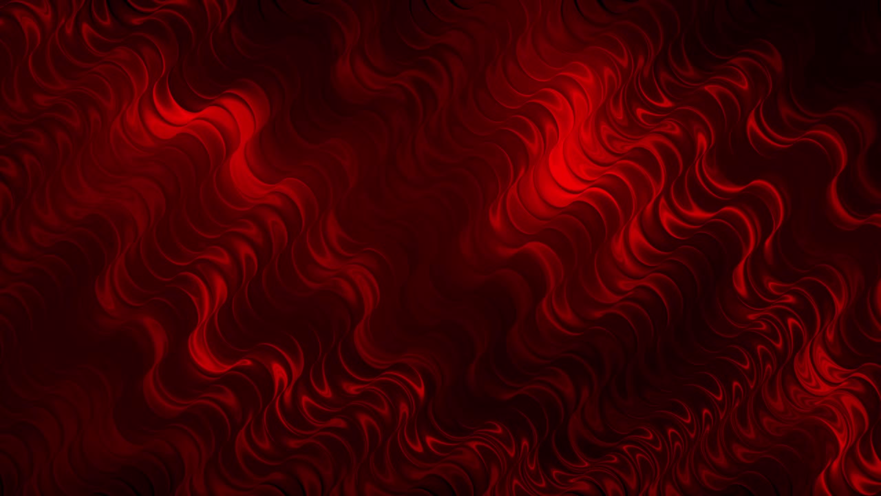 Abstract vfx overlay of flowing, wavy lines in vibrant red hues. Smooth light movement highlights texture. Ideal for elegant backdrops, motion graphics, or energetic themes