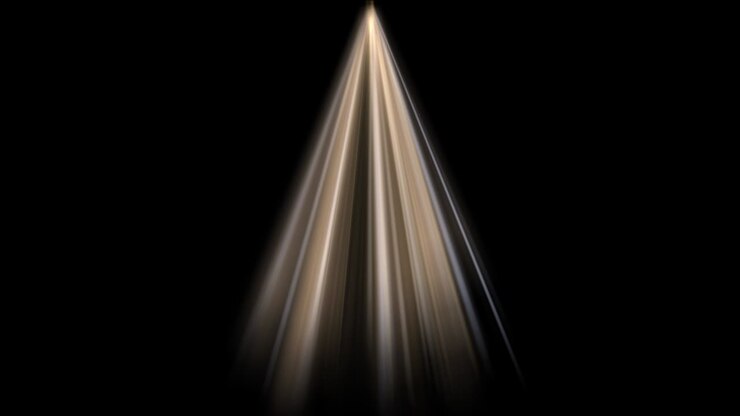 Una luce che scende.