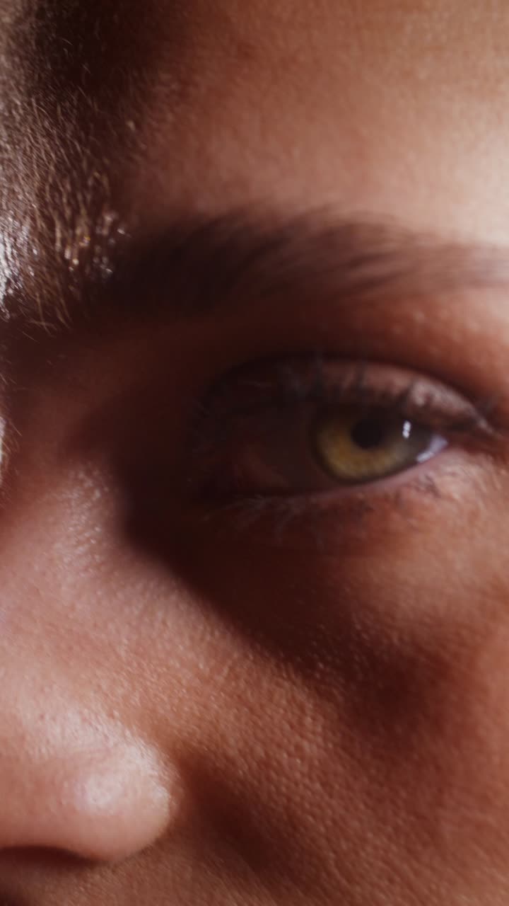 Close-up portrait of a person's face.