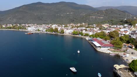 aerial forward flight through captivating coastal view, turkey