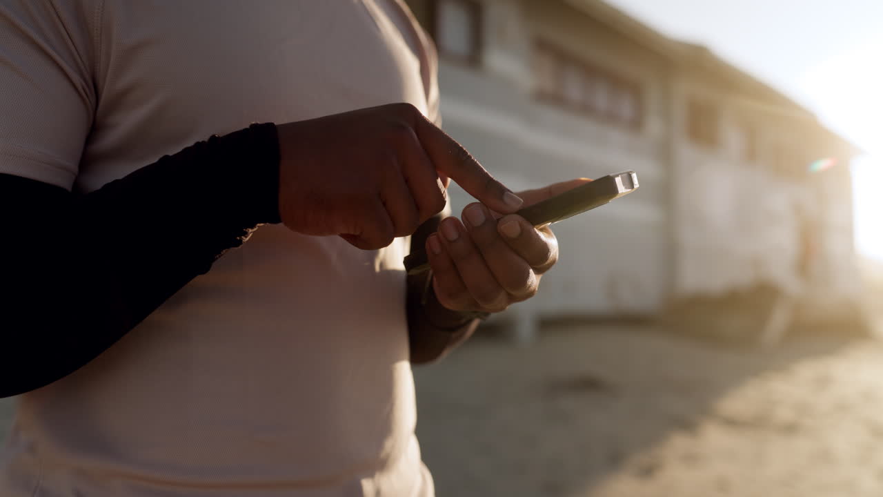 사람, 전화 및 통신에서 손 타이핑