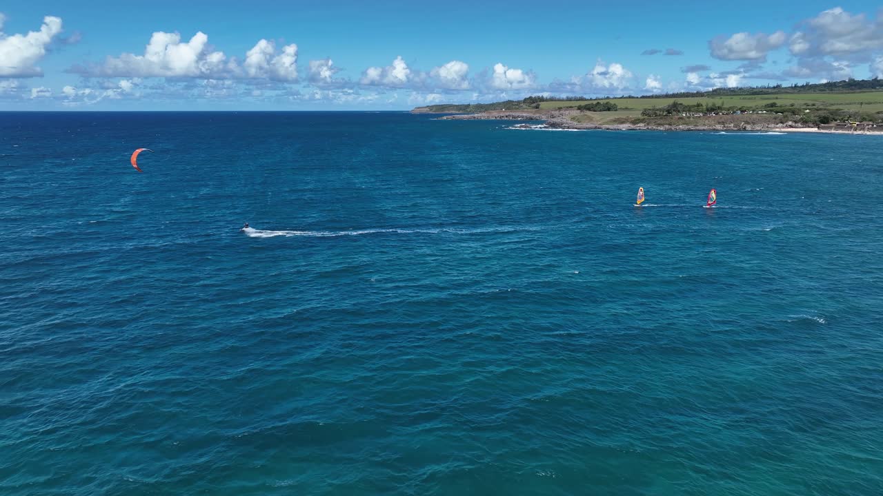 하와이 카이트 서핑의 천국