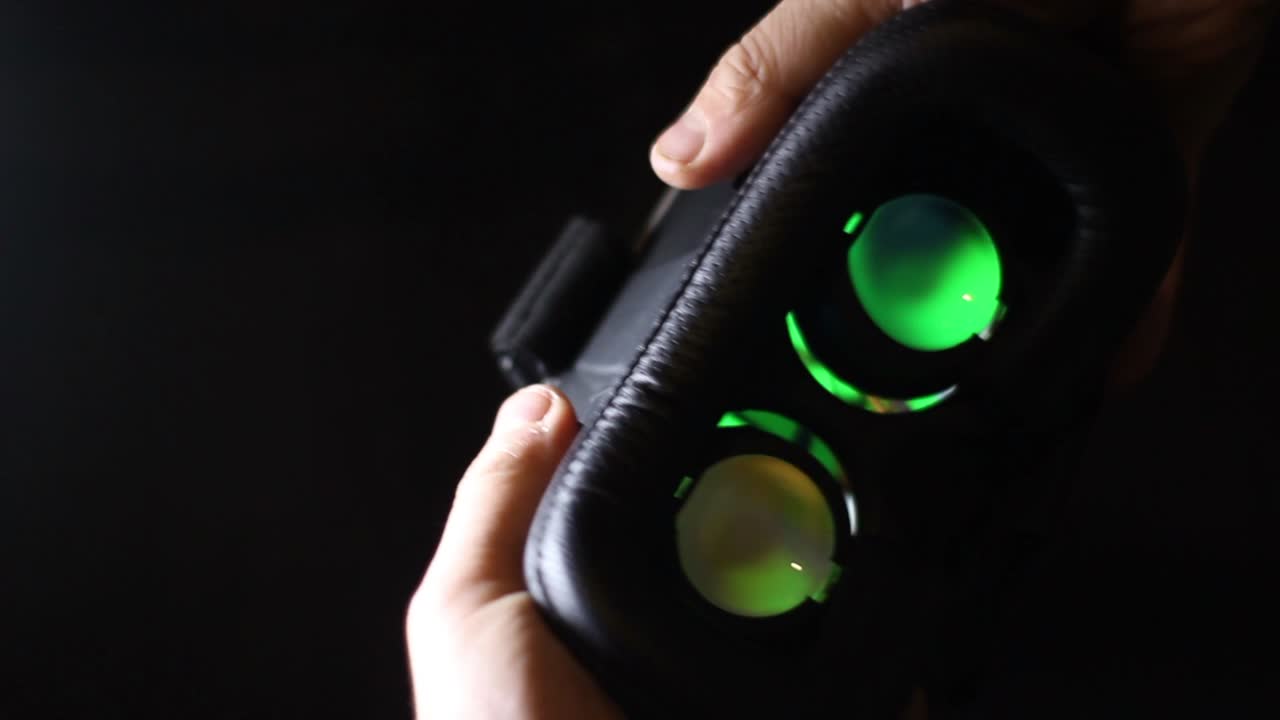 ajuste de la posición de la lente en las gafas de realidad virtual 3d vr-1