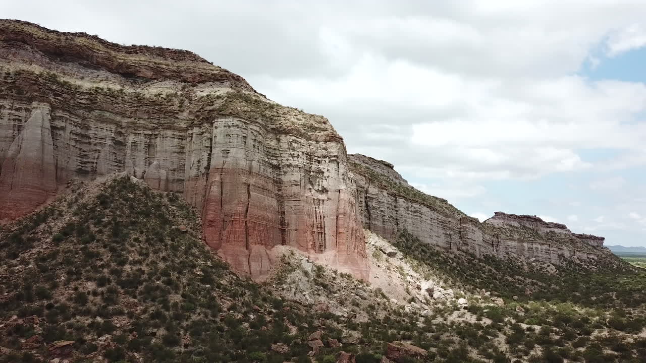 Talampaya National Park, Unesco World Heritage Site, Argentina, Aerial View of Rock Formations