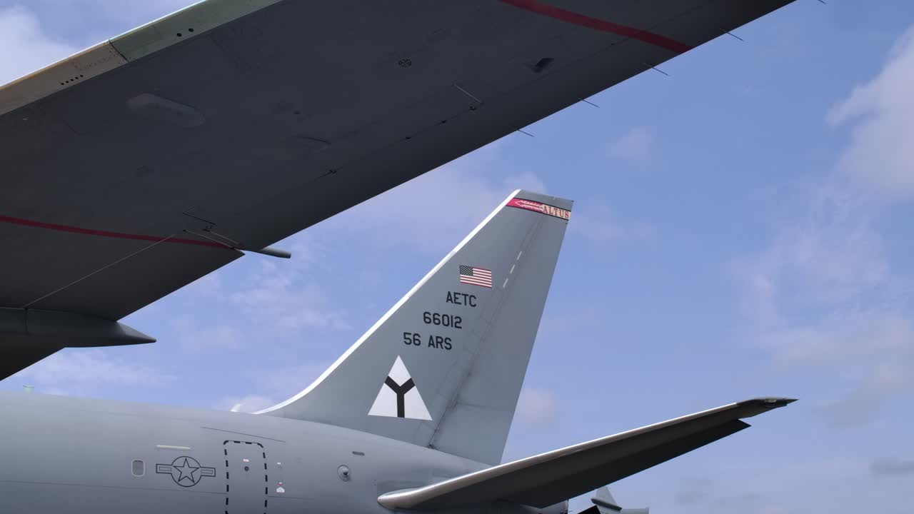 Tailplane of the Boeing KC-46A Pegasus - USAF Air Refueling Squadron