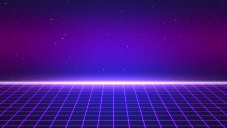 gráficos por computadora al estilo de los años 80.