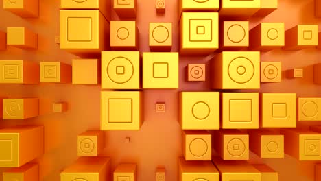 background of animated cubes