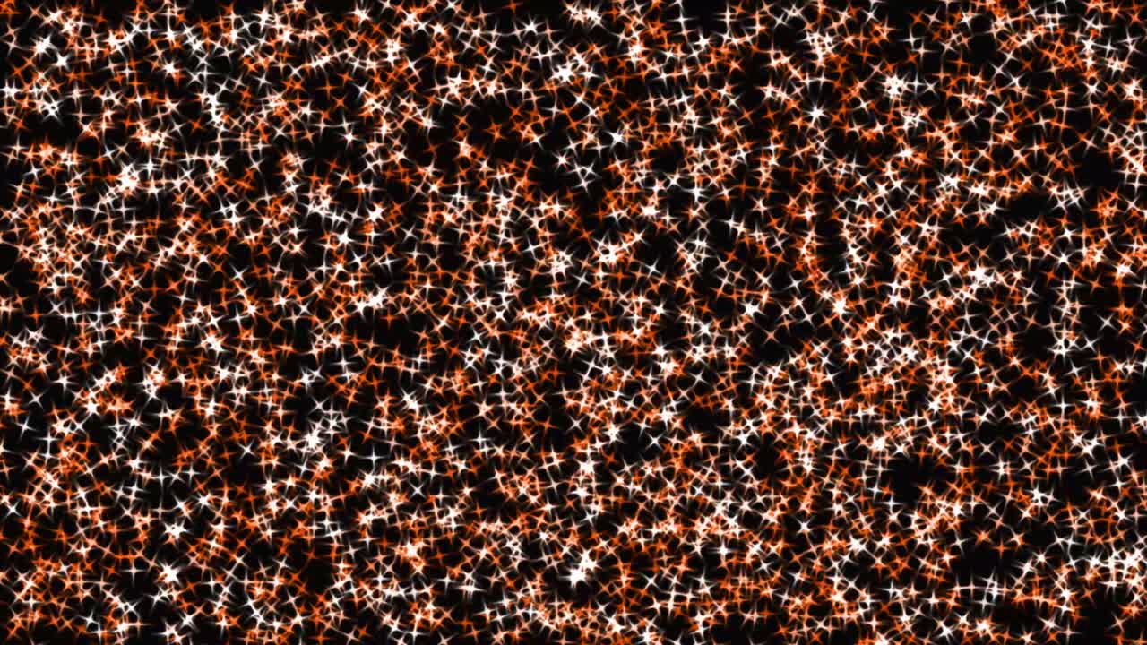 animación de partículas de estrellas brillantes gráficos de movimiento