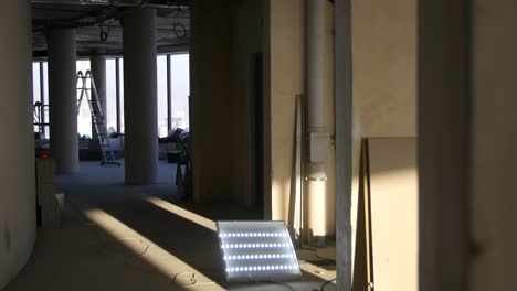 empty interior under construction