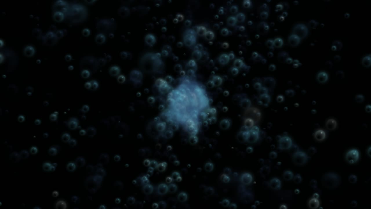 Atomic scale molecular explosion simulation with rotation and matter clumping at the centre