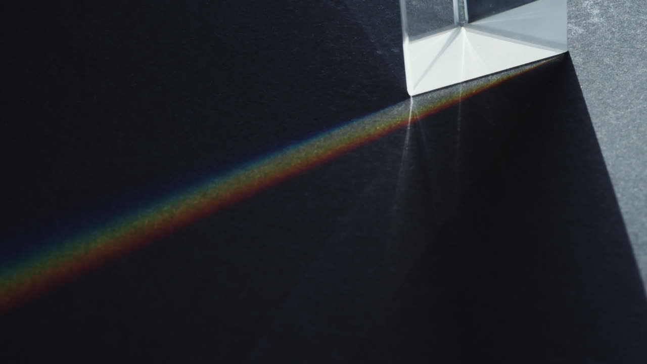 Light Dispersion through Glass Prism