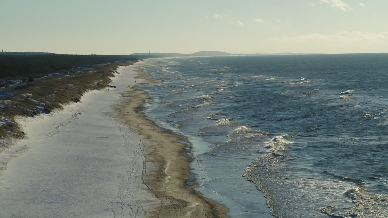 Drone-luftfoto af Østersøen