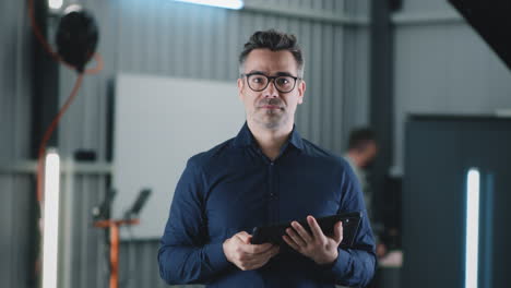professional collaboration and technology use in a modern workspace